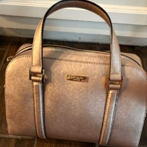 Kate Spade Rose Gold Metallic Satchel